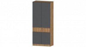 ЛЕНОРА Шкаф 2х створчатый (графит) в Новом Уренгое - novyy-urengoy.mebel24.online | фото