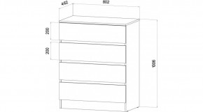 ЛЕНОРА Спальный гарнитур (модульный) графит в Новом Уренгое - novyy-urengoy.mebel24.online | фото 3