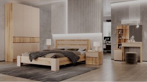 ЛЕНОРА Спальный гарнитур (модульный) кашемир в Новом Уренгое - novyy-urengoy.mebel24.online | фото