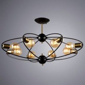 Люстра на штанге Arte Lamp Glasgow A1963PL-8BK в Новом Уренгое - novyy-urengoy.mebel24.online | фото 2