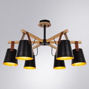 Люстра на штанге Arte Lamp Thomas A7032PL-6BK в Новом Уренгое - novyy-urengoy.mebel24.online | фото 2
