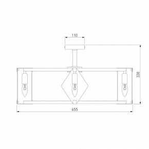 Люстра на штанге Eurosvet Aragon 60126/8 черный Smart (60116/8) в Новом Уренгое - novyy-urengoy.mebel24.online | фото 3