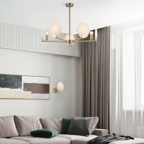 Люстра на штанге Eurosvet Marble 60158/5 латунь в Новом Уренгое - novyy-urengoy.mebel24.online | фото 2