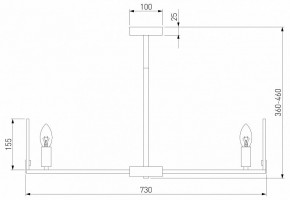 Люстра на штанге Eurosvet Marble 60158/7 латунь в Новом Уренгое - novyy-urengoy.mebel24.online | фото 2