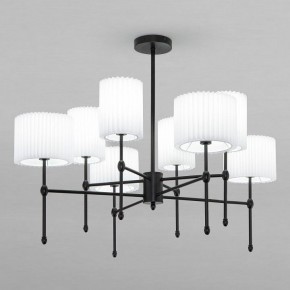 Люстра на штанге Eurosvet Notturno 60162/8 черный в Новом Уренгое - novyy-urengoy.mebel24.online | фото