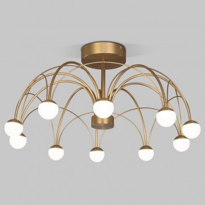 Люстра на штанге Eurosvet Ragno 90031/10 LED золото в Новом Уренгое - novyy-urengoy.mebel24.online | фото