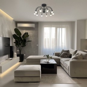 Люстра на штанге Eurosvet Ragno 90035/10 LED черный в Новом Уренгое - novyy-urengoy.mebel24.online | фото 5