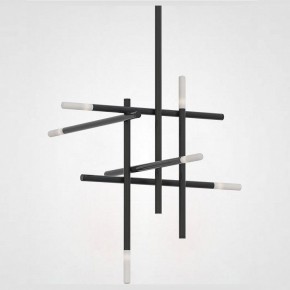 Люстра на штанге Imperiumloft Traverse Black TRAVERSE01 в Новом Уренгое - novyy-urengoy.mebel24.online | фото