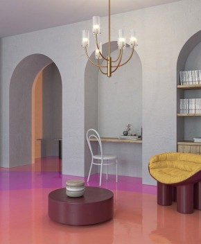 Люстра на штанге Maytoni Arco MOD223PL-08BS в Новом Уренгое - novyy-urengoy.mebel24.online | фото 4