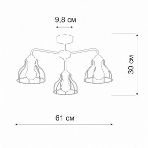 Люстра на штанге Vitaluce V3102 V3102-1/3PL в Новом Уренгое - novyy-urengoy.mebel24.online | фото 2