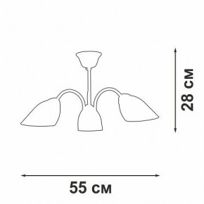 Люстра на штанге Vitaluce V3335 V3335-7/3PL в Новом Уренгое - novyy-urengoy.mebel24.online | фото 3