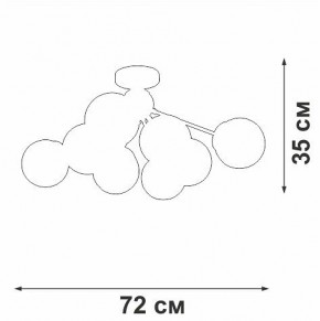 Люстра на штанге Vitaluce V3772 V3772-8/8PL в Новом Уренгое - novyy-urengoy.mebel24.online | фото 4