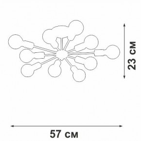 Люстра на штанге Vitaluce V4261 V4261-0/10PL в Новом Уренгое - novyy-urengoy.mebel24.online | фото 4