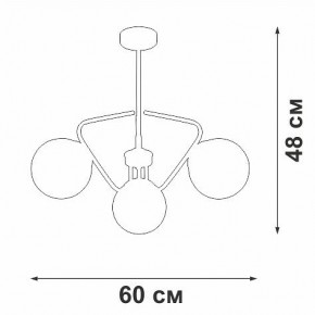 Люстра на штанге Vitaluce V47150 V47150-8/3PL в Новом Уренгое - novyy-urengoy.mebel24.online | фото 2