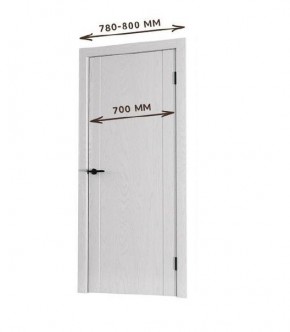Межкомнатная дверь Bolivar Каньон браун (комплект) 700 в Новом Уренгое - novyy-urengoy.mebel24.online | фото