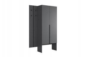 МЕРСИ Прихожая (модульная) графит в Новом Уренгое - novyy-urengoy.mebel24.online | фото 6