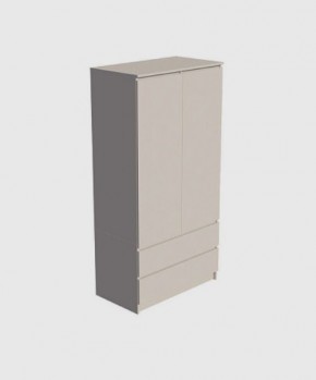 МОРИ МШ 900.1 Шкаф с 2-мя дв. и 2-мя ящ. (Сатин) в Новом Уренгое - novyy-urengoy.mebel24.online | фото 2