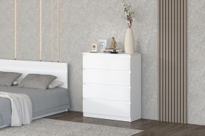 МС "Хилтон" Комод №1 800 (4 ящ.) белый текстурный в Новом Уренгое - novyy-urengoy.mebel24.online | фото