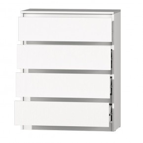 МС "Хилтон" Комод №1 800 (4 ящ.) белый текстурный в Новом Уренгое - novyy-urengoy.mebel24.online | фото 3