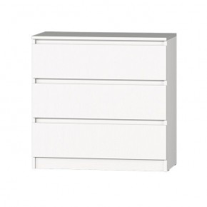 МС "Хилтон" Комод №2 800 (3 ящ.) белый текстурный в Новом Уренгое - novyy-urengoy.mebel24.online | фото 2