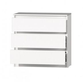 МС "Хилтон" Комод №2 800 (3 ящ.) белый текстурный в Новом Уренгое - novyy-urengoy.mebel24.online | фото 3