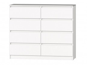 МС "Хилтон" Комод №3 1200 (8 ящ.) белый текстурный в Новом Уренгое - novyy-urengoy.mebel24.online | фото 2