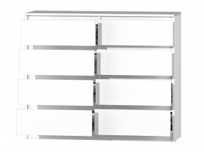 МС "Хилтон" Комод №3 1200 (8 ящ.) белый текстурный в Новом Уренгое - novyy-urengoy.mebel24.online | фото 3