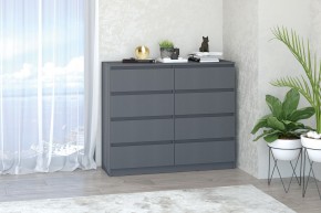 МС "Хилтон" Комод №3 1200 (8 ящ.) графит в Новом Уренгое - novyy-urengoy.mebel24.online | фото