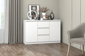 МС "Хилтон" Комод №4 1200 (белый текстурный) в Новом Уренгое - novyy-urengoy.mebel24.online | фото