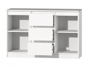 МС "Хилтон" Комод №4 1200 (белый текстурный) в Новом Уренгое - novyy-urengoy.mebel24.online | фото 3