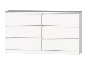 МС "Хилтон" Комод №5 1400 (6 ящ.) белый текстурный в Новом Уренгое - novyy-urengoy.mebel24.online | фото 2