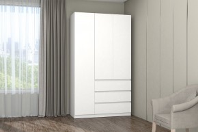 МС "Хилтон" Шкаф №2 1200 (Белый текстурный) в Новом Уренгое - novyy-urengoy.mebel24.online | фото