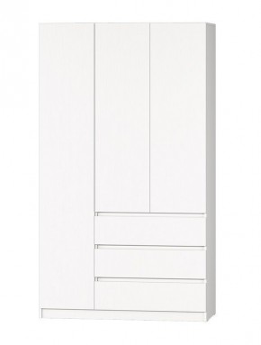 МС "Хилтон" Шкаф №2 1200 (Белый текстурный) в Новом Уренгое - novyy-urengoy.mebel24.online | фото 2