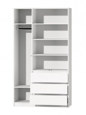 МС "Хилтон" Шкаф №2 1200 (Белый текстурный) в Новом Уренгое - novyy-urengoy.mebel24.online | фото 3