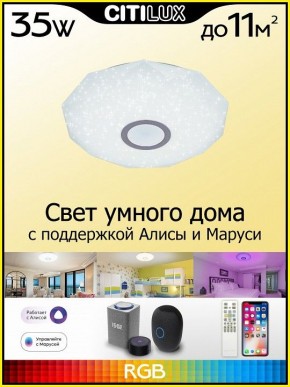 Накладной светильник Citilux Диамант Смарт CL713A30G в Новом Уренгое - novyy-urengoy.mebel24.online | фото 3