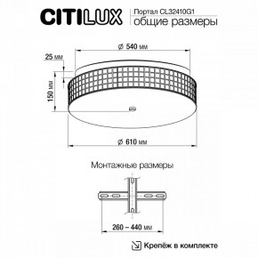 Накладной светильник Citilux Портал CL32410G1 в Новом Уренгое - novyy-urengoy.mebel24.online | фото 11