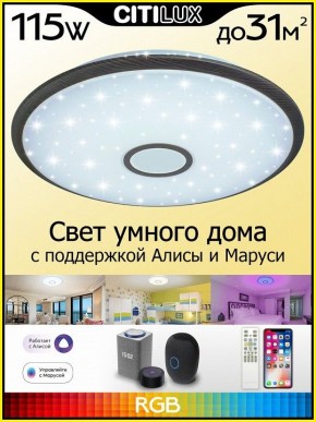 Накладной светильник Citilux Старлайт Смарт CL703A105G в Новом Уренгое - novyy-urengoy.mebel24.online | фото 5