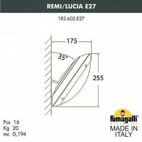 Накладной светильник Fumagalli Lucia 1R3.602.000.LYE27 в Новом Уренгое - novyy-urengoy.mebel24.online | фото 2