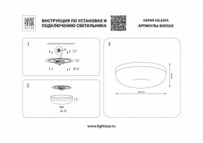 Накладной светильник Lightstar Celesta 809316 в Новом Уренгое - novyy-urengoy.mebel24.online | фото 4