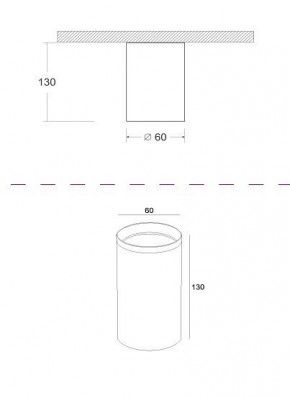 Накладной светильник Maytoni Focus C010CL-01GF в Новом Уренгое - novyy-urengoy.mebel24.online | фото 2