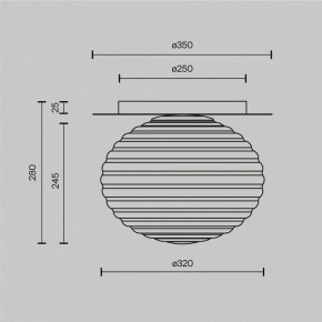 Накладной светильник Maytoni Reels MOD268CL-01B в Новом Уренгое - novyy-urengoy.mebel24.online | фото 3