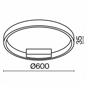 Накладной светильник Maytoni Rim MOD058CL-L35WK в Новом Уренгое - novyy-urengoy.mebel24.online | фото 4