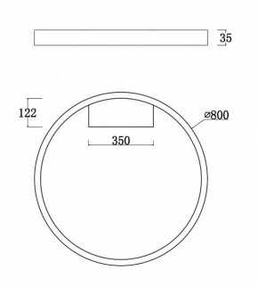 Накладной светильник Maytoni Rim MOD058CL-L50BS4K в Новом Уренгое - novyy-urengoy.mebel24.online | фото 3