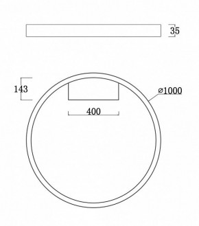 Накладной светильник Maytoni Rim MOD058CL-L65B4K в Новом Уренгое - novyy-urengoy.mebel24.online | фото 3