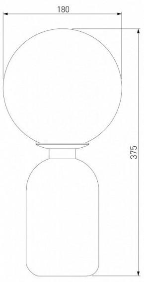 Настольная лампа декоративная Eurosvet Bubble 01197/1 белый в Новом Уренгое - novyy-urengoy.mebel24.online | фото 2