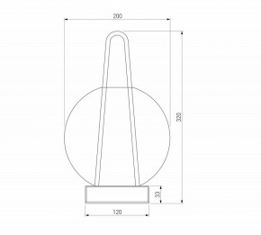 Настольная лампа декоративная Eurosvet Frasco 80507/1 синий в Новом Уренгое - novyy-urengoy.mebel24.online | фото 2