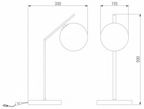 Настольная лампа декоративная Eurosvet Shape 01213/1 хром в Новом Уренгое - novyy-urengoy.mebel24.online | фото 3