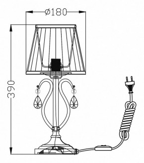 Настольная лампа декоративная Maytoni Brionia ARM172-01-G в Новом Уренгое - novyy-urengoy.mebel24.online | фото 2