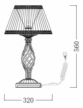 Настольная лампа декоративная Maytoni Grace ARM247-00-G в Новом Уренгое - novyy-urengoy.mebel24.online | фото 7