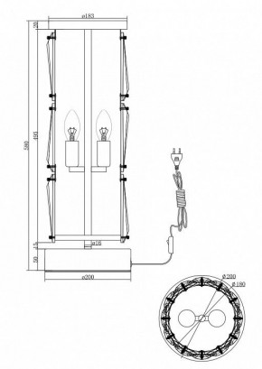 Настольная лампа декоративная Maytoni Puntes MOD043TL-02G в Новом Уренгое - novyy-urengoy.mebel24.online | фото 3